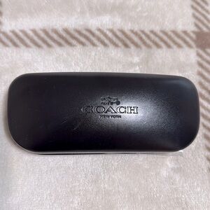 Coach Black Eyewear Case with Cloth